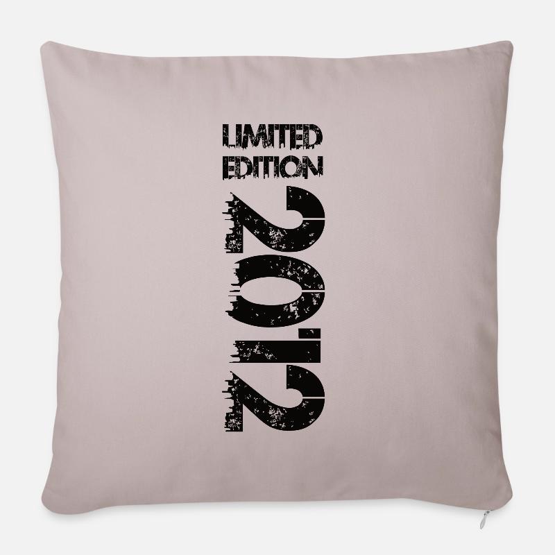 Édition limitée 2012 - Housse de coussin décorative 45 x 45 cm - taupe clair