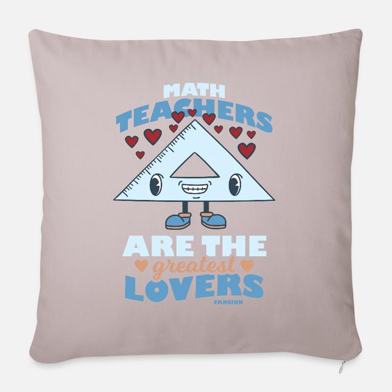 Mathematik Mathe Mathematiker Mathelehrer Geschenk - Sofakissenbezug 45 x 45 cm - helles Taupe