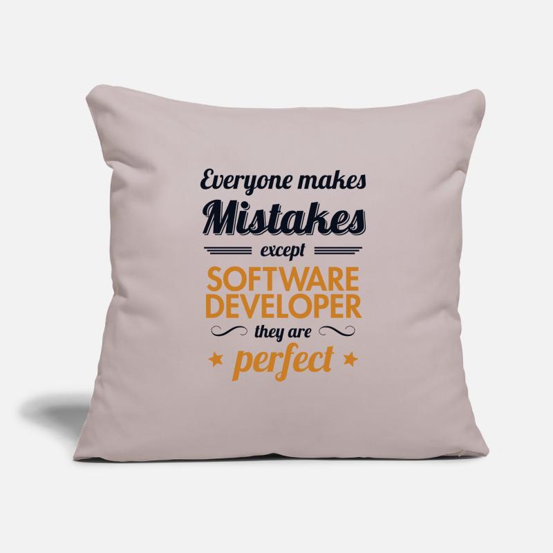Software Developer are Perfect Full Stack Sofa pillowcase 17,3'' x 17,3'' (45 x 45 cm)