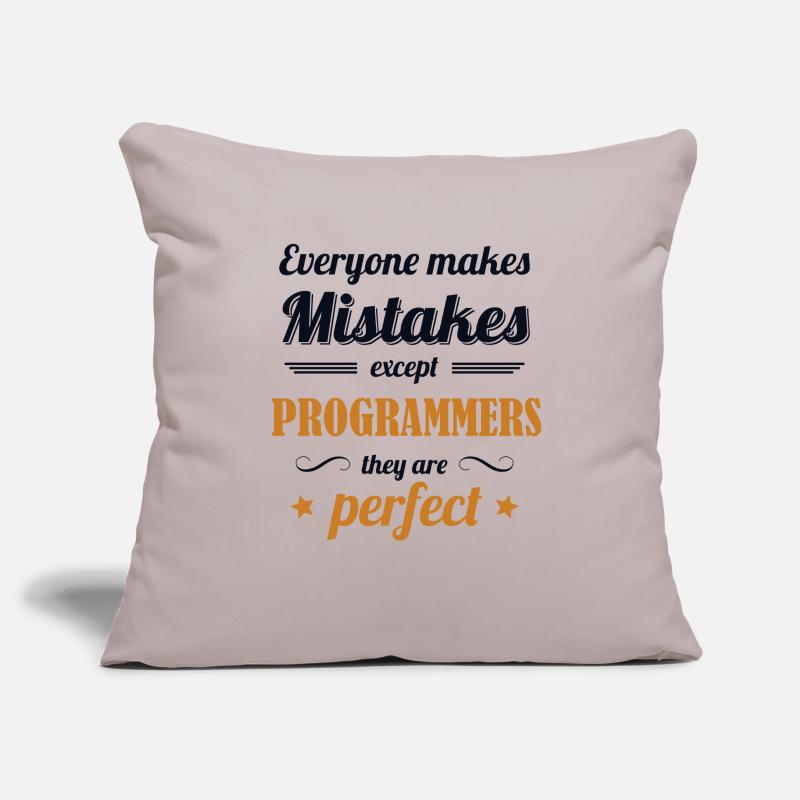Programmers are Perfect Engineer Coder Software Sofa pillowcase 17,3'' x 17,3'' (45 x 45 cm)