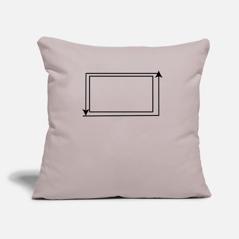Arrows Rectangular Shape Background Sofa pillowcase 17,3'' x 17,3'' (45 x 45 cm)