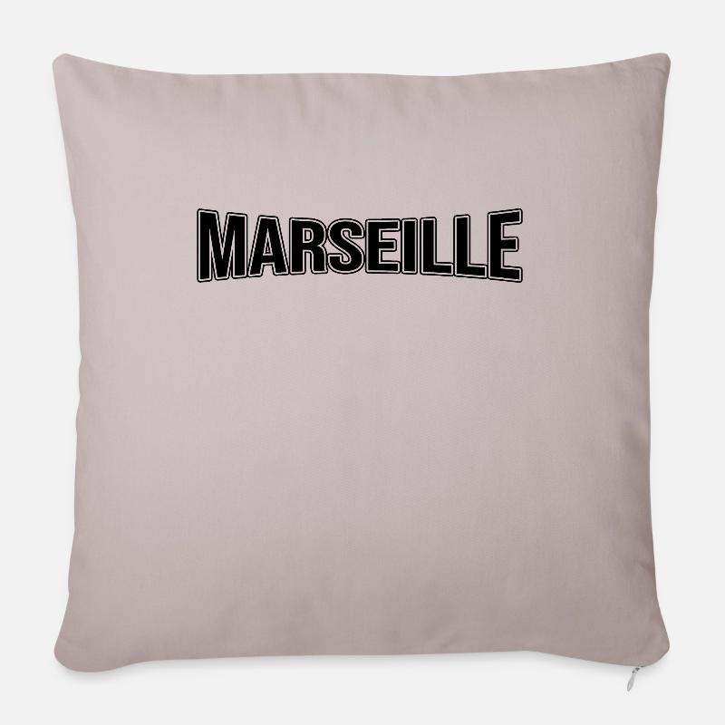 Marseille - Sofakissenbezug 45 x 45 cm - helles Taupe