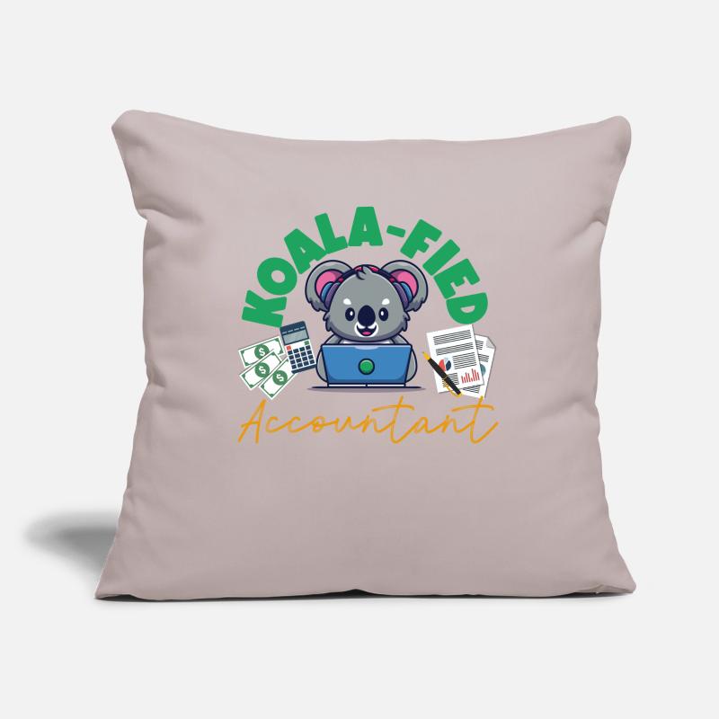 Comptable Comptable Comptable Housse de coussin décorative 45 x 45 cm