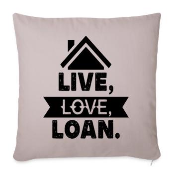 New Homeowner Housewarming Funny - Sofa pillowcase 17,3'' x 17,3'' (45 x 45 cm) - light taupe - Front
