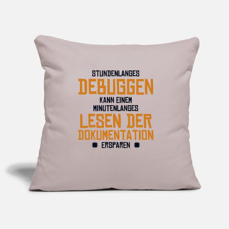 Stundenlanges Debuggen Softwareingenieur Coder Sofakissenbezug 45 x 45 cm