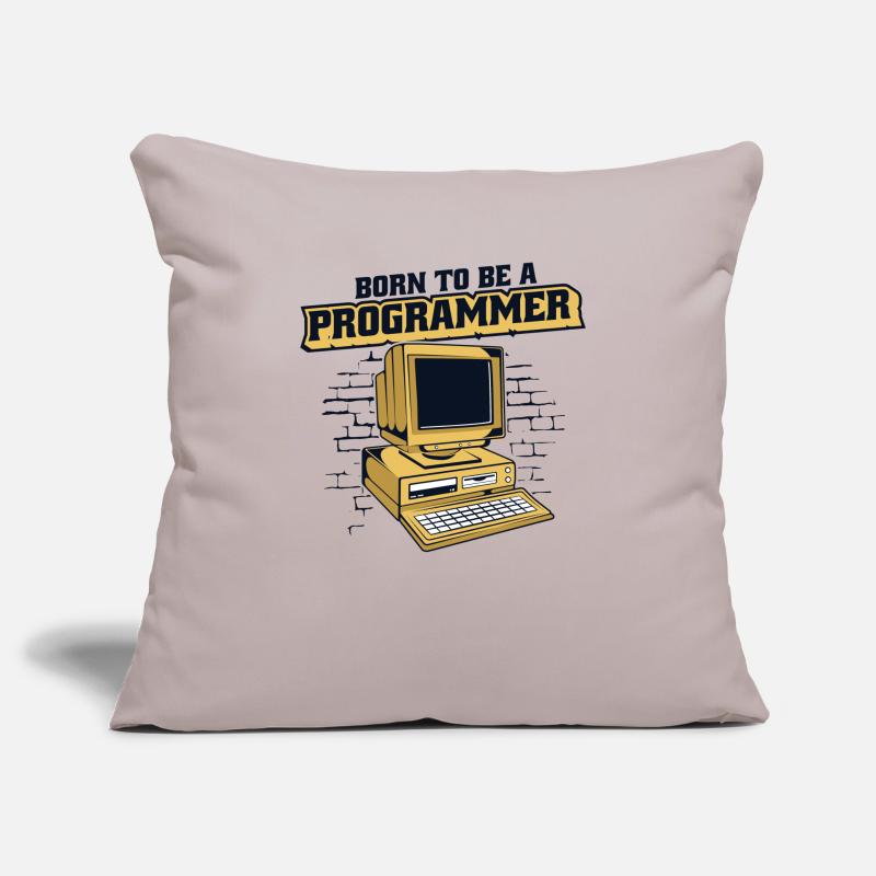 Born To Be A Programmer Developer Coder Sofakissenbezug 45 x 45 cm