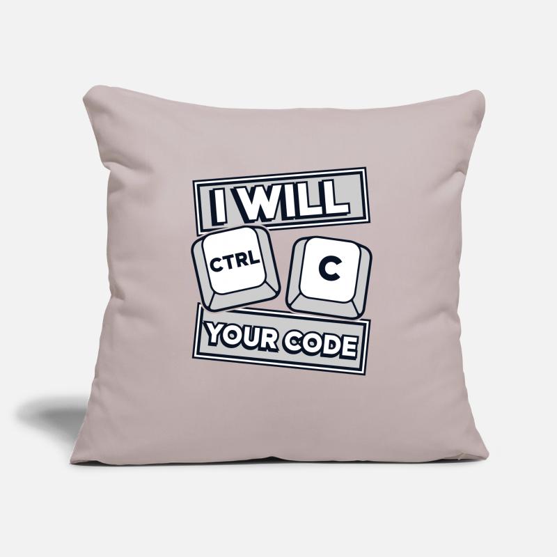 I Will Ctrl C Your Code Developer Coder Sofakissenbezug 45 x 45 cm