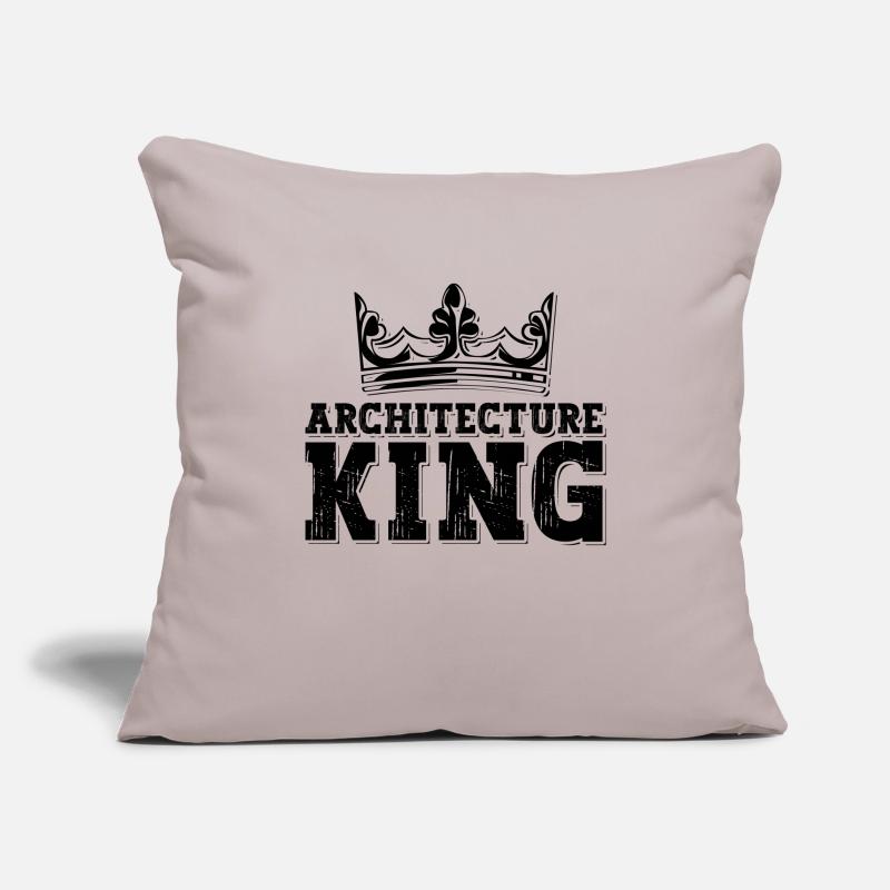 Architecture King Construct Building Architects Sofa pillowcase 17,3'' x 17,3'' (45 x 45 cm)
