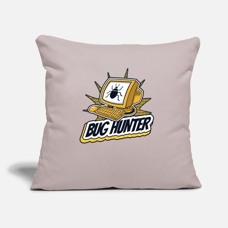 Bug Hunter Software Engineer Developer Coder Sofa pillowcase 17,3'' x 17,3'' (45 x 45 cm)