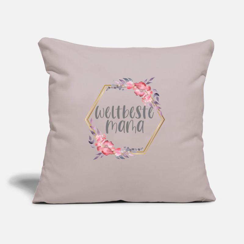 Weltbeste Mama Muttertag Mutter Boho Geschenk Sofakissenbezug 45 x 45 cm