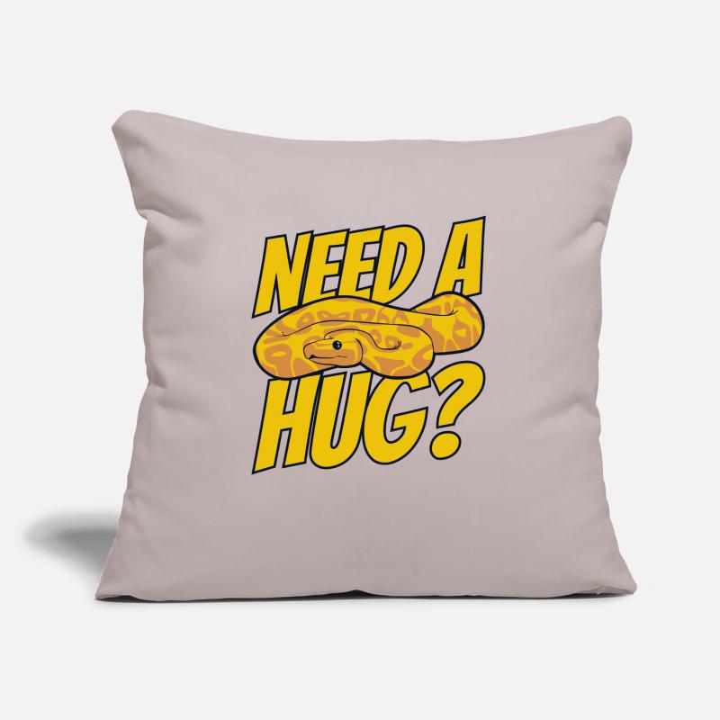 Need A Hug Python Snake Python Breeder Banana Sofa pillowcase 17,3'' x 17,3'' (45 x 45 cm)