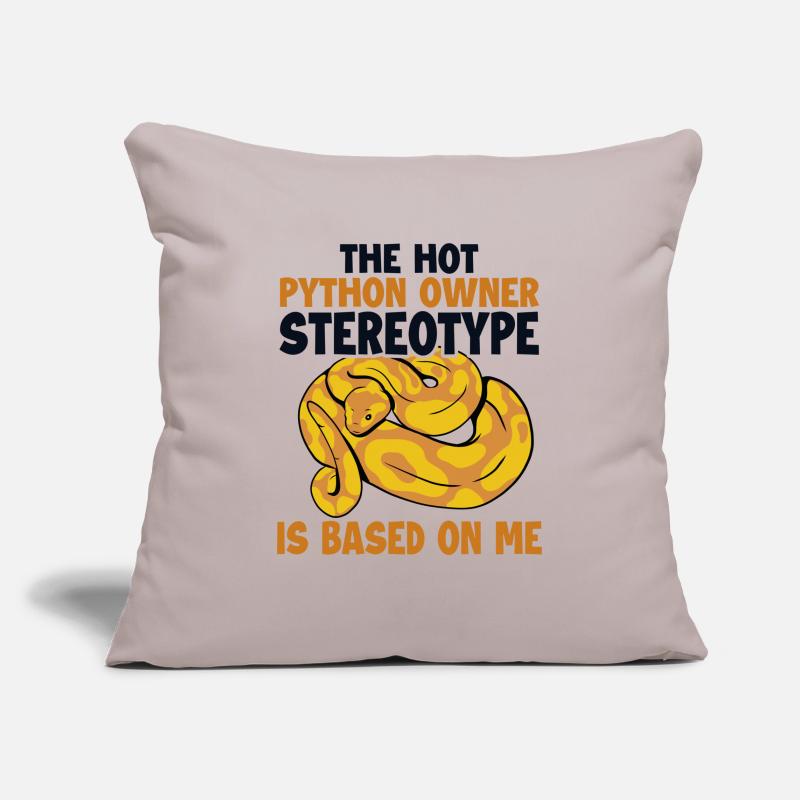 Hot Python Owner Stereotype Based On Me Banana Sofa pillowcase 17,3'' x 17,3'' (45 x 45 cm)