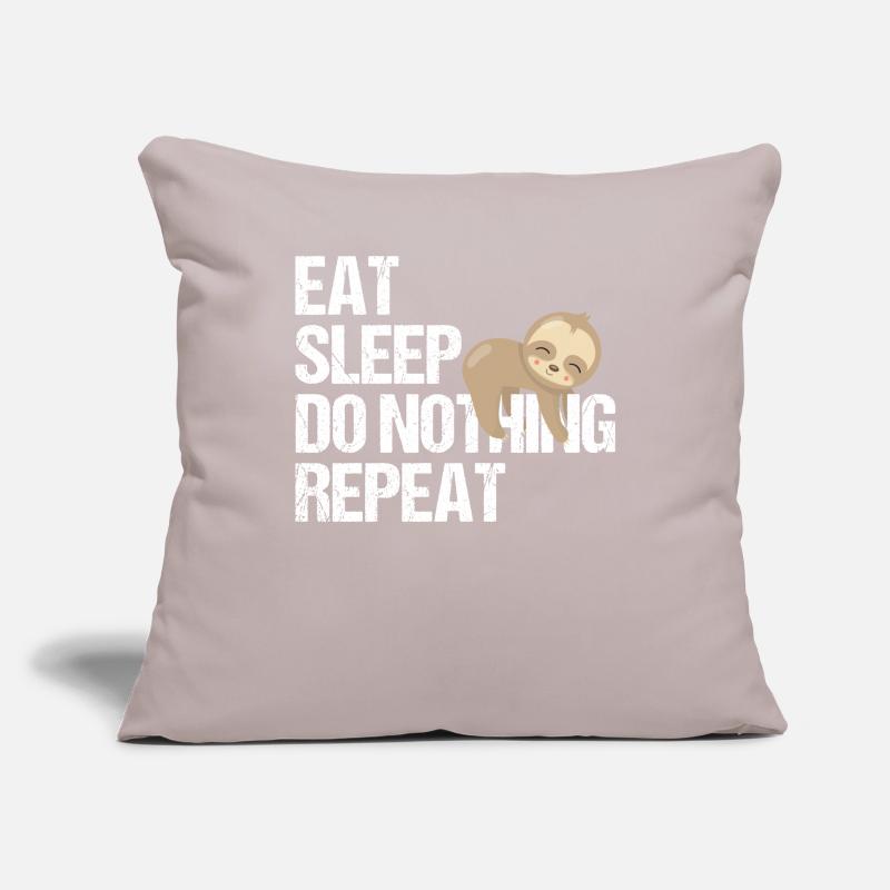 Lazy Bear Falling Asleep Sleeping In Humor Gift Sofa pillowcase 17,3'' x 17,3'' (45 x 45 cm)