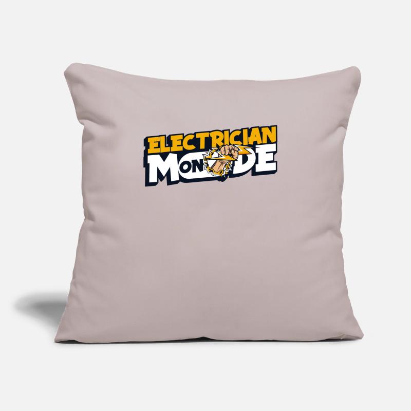 Electrician Mode On Electrical Engineer Electronics Technician Sofa pillowcase 17,3'' x 17,3'' (45 x 45 cm)