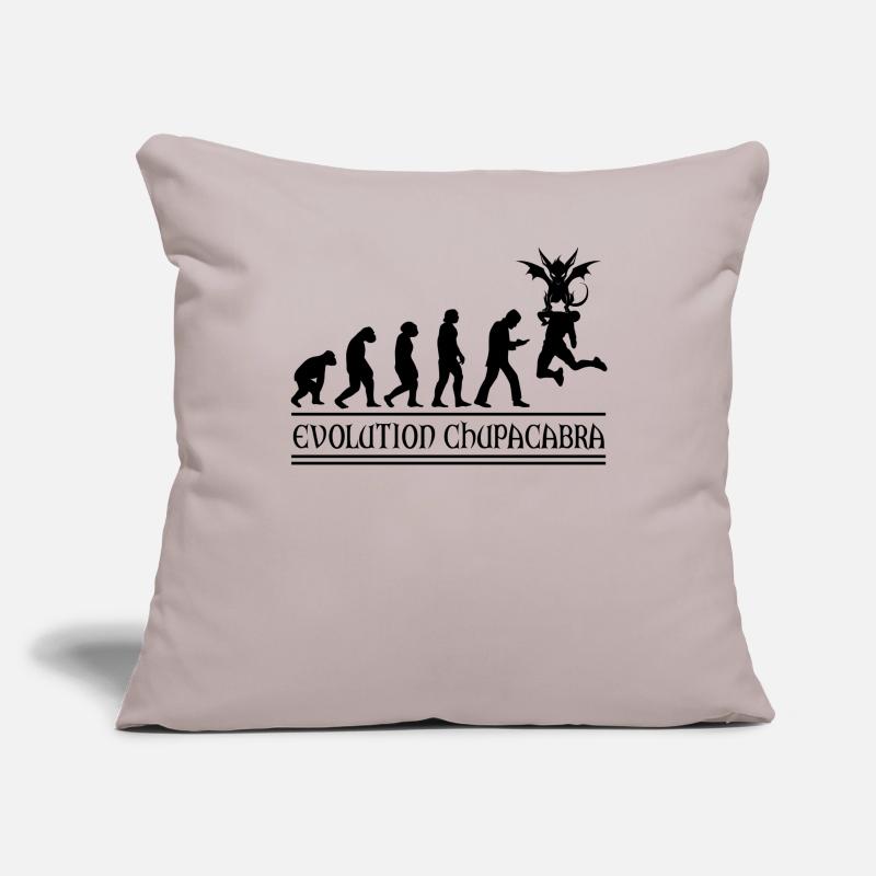 Cryptozoologistes Chupacabra Créatures Évolution Housse de coussin décorative 45 x 45 cm