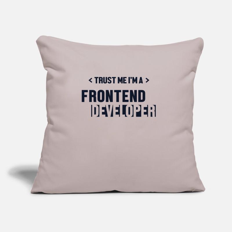 Trust Me I'm Frontend Developer Developer Sofakissenbezug 45 x 45 cm