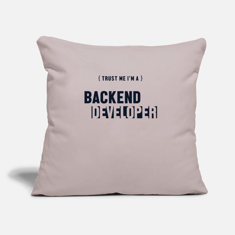 Trust Me I'm Backend Developer Developer Coder Sofa pillowcase 17,3'' x 17,3'' (45 x 45 cm)