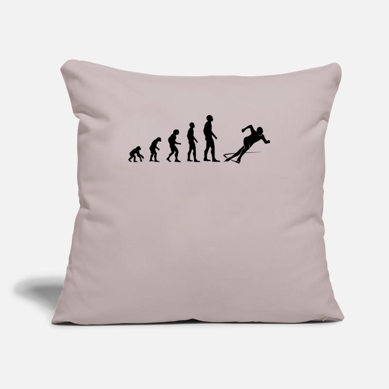 Evolution Ice Skating Fast Skater Gift Sofa pillowcase 17,3'' x 17,3'' (45 x 45 cm)
