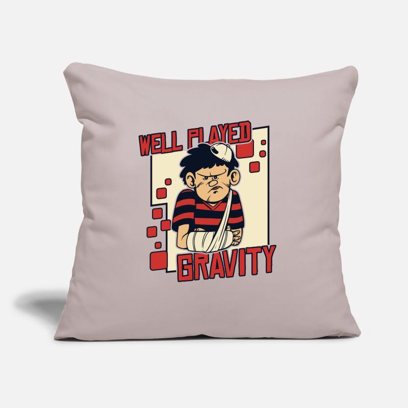 Well Played Gravity Broken Bone Broken Finger Sofa pillowcase 17,3'' x 17,3'' (45 x 45 cm)