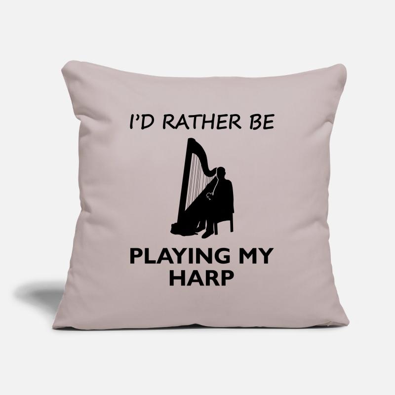 Dear Now Harp String Magic Housse de coussin décorative 45 x 45 cm