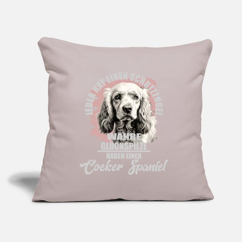 Englischer Cocker Spaniel Spruch Sofakissenbezug 45 x 45 cm