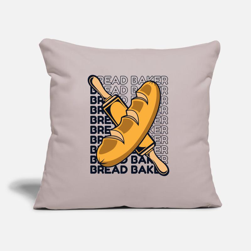 Bread Dough Bread Maker Bread Queen Lover Bread Sofa pillowcase 17,3'' x 17,3'' (45 x 45 cm)