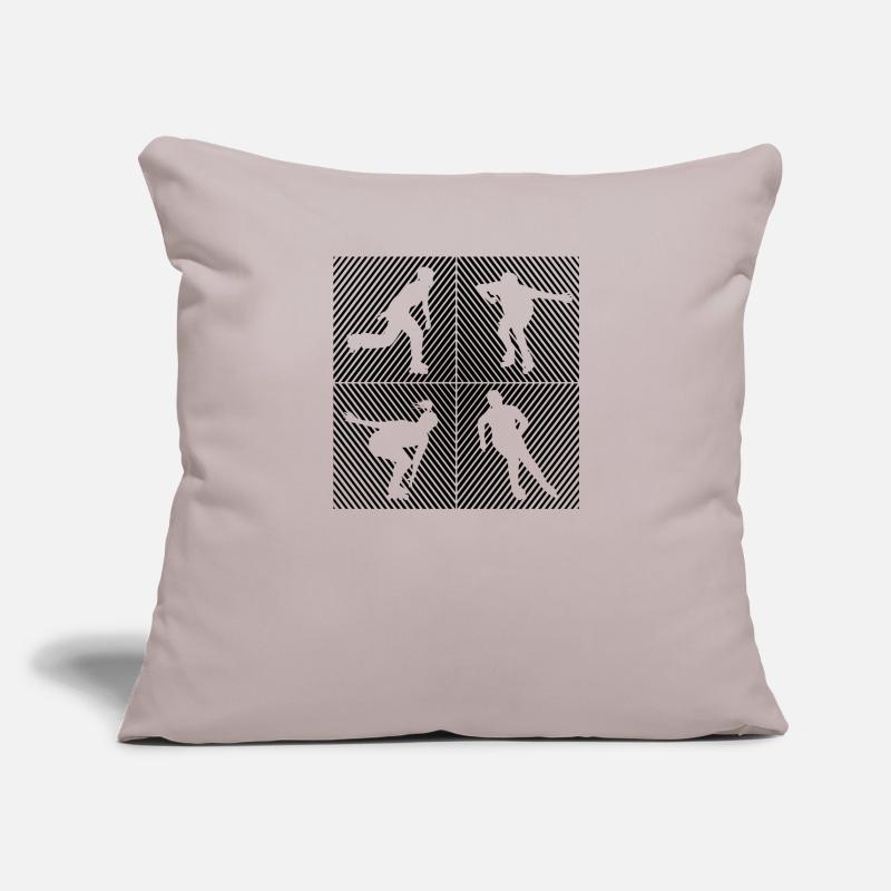 Inline-Skating Rollerskates Inline-Skater Sofa pillowcase 17,3'' x 17,3'' (45 x 45 cm)