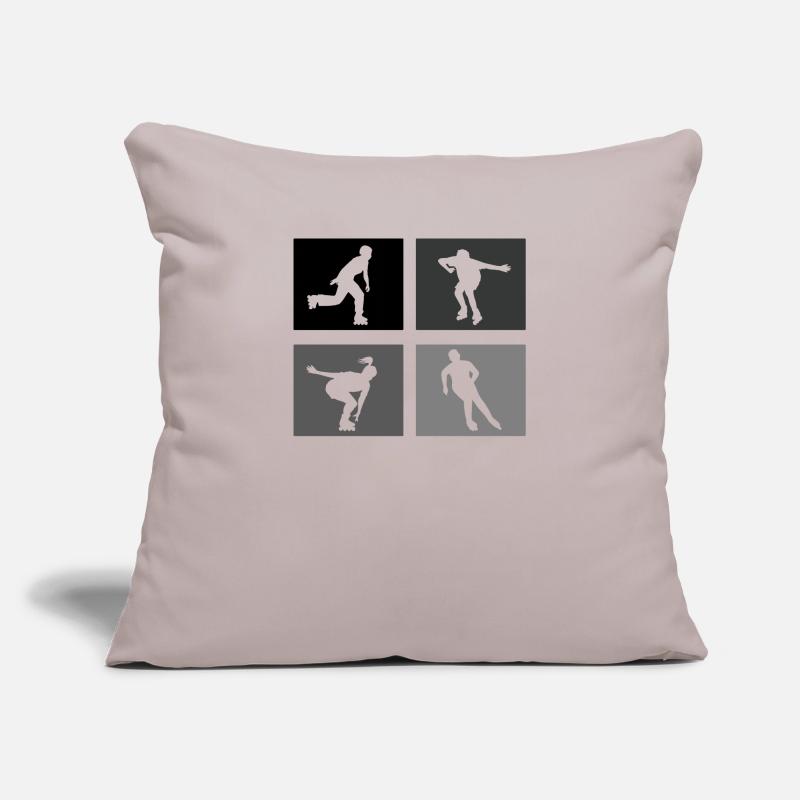 Rollers Rollers Rollers Rollers Housse de coussin décorative 45 x 45 cm