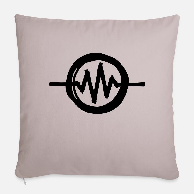 Einmal Techno Immer Techno Rave Festivals Sprüche Sofakissenbezug 45 x 45 cm