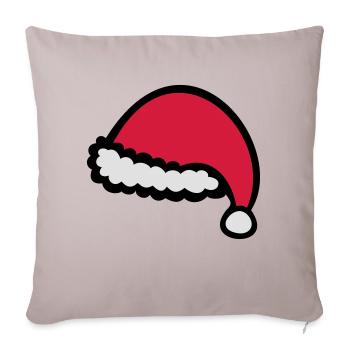 Noël a - Housse de coussin décorative 45 x 45 cm - taupe clair - Devant