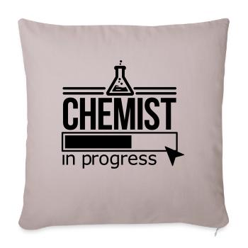 chemist - Sofa pillowcase 17,3'' x 17,3'' (45 x 45 cm) - light taupe - Front