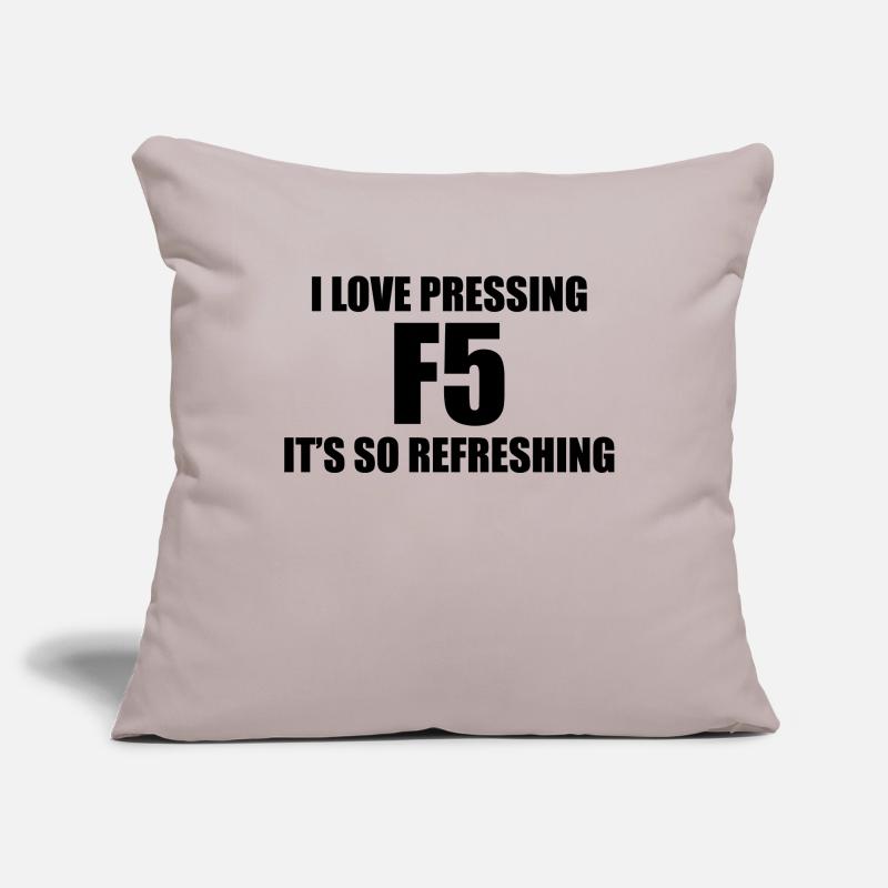 I love pressing Programming Computer Science Gift Sofa pillowcase 17,3'' x 17,3'' (45 x 45 cm)