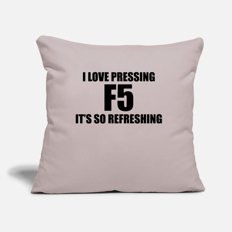 I love pressing Programming Computer Science Gift Sofa pillowcase 17,3'' x 17,3'' (45 x 45 cm)