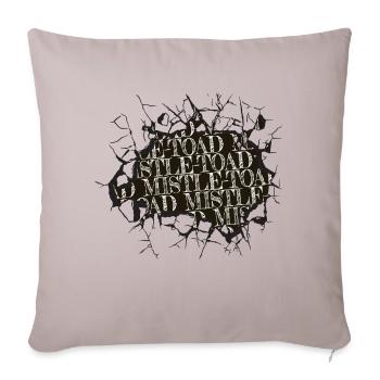 gift funny sayings happy beards awesome fun baby - Sofa pillowcase 17,3'' x 17,3'' (45 x 45 cm) - light taupe - Front