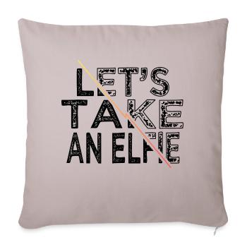 Geek Cute Beach Cool Bedroom Computer Gift Idea - Sofa pillowcase 17,3'' x 17,3'' (45 x 45 cm) - light taupe - Front