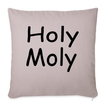 Holy Moly - Sofakissenbezug 45 x 45 cm - helles Taupe - Vorne