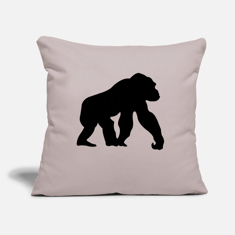 singe Housse de coussin décorative 45 x 45 cm