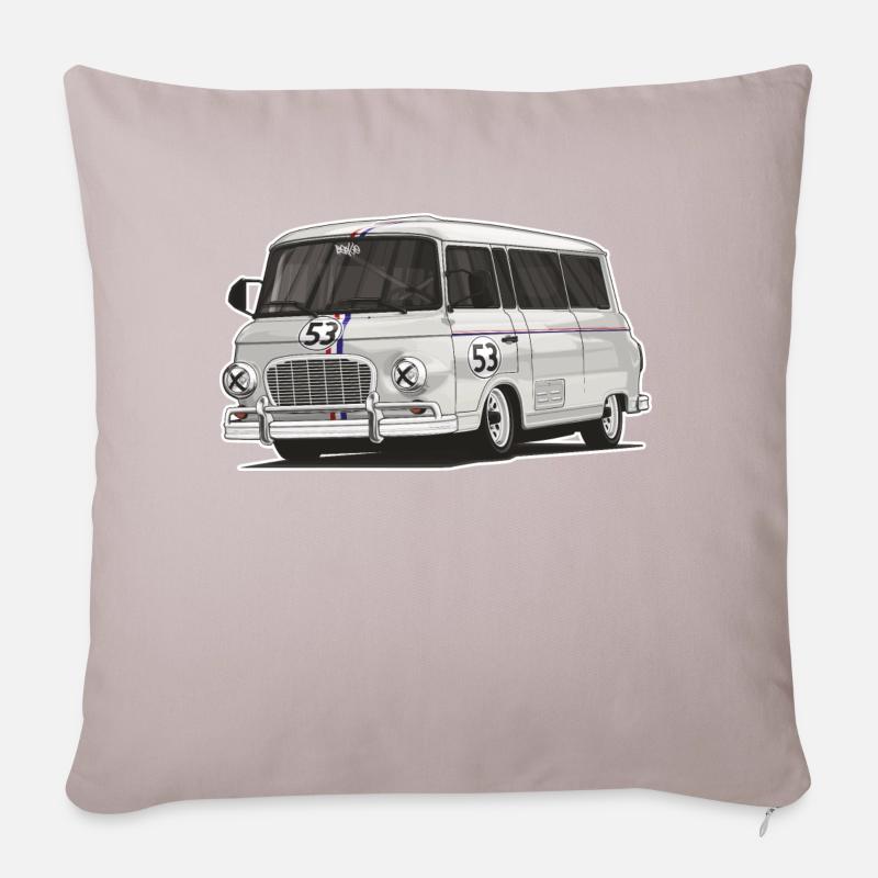 Barkas B1000 // Illustration - Sofakissenbezug 45 x 45 cm - helles Taupe
