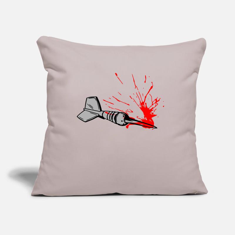 Fléchette Housse de coussin décorative 45 x 45 cm