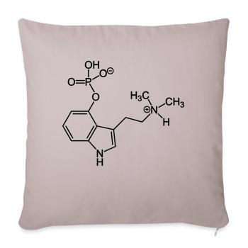 psilocybin - Sofakissenbezug 45 x 45 cm - helles Taupe - Vorne