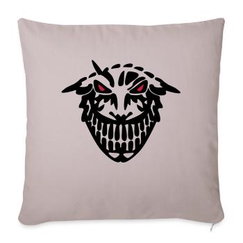 SMILE fr - Housse de coussin décorative 45 x 45 cm - taupe clair - Devant
