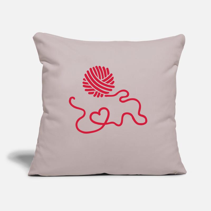 Wool Sofa pillowcase 17,3'' x 17,3'' (45 x 45 cm)