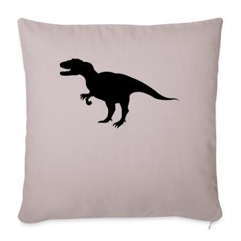 dinosaurier - Sofa pillowcase 17,3'' x 17,3'' (45 x 45 cm) - light taupe - Front