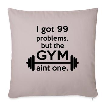 Gym - Sofa pillowcase 17,3'' x 17,3'' (45 x 45 cm) - light taupe - Front