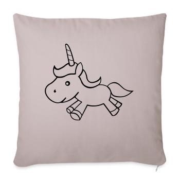 unicorn - Sofakissenbezug 45 x 45 cm - helles Taupe - Vorne