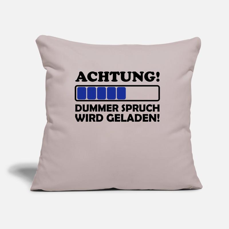 dummer spruch 2 Sofakissenbezug 45 x 45 cm