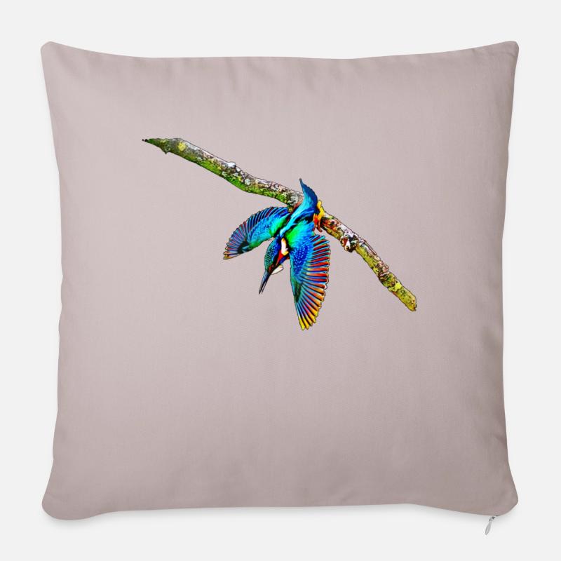 eisvogel - Sofakissenbezug 45 x 45 cm - helles Taupe