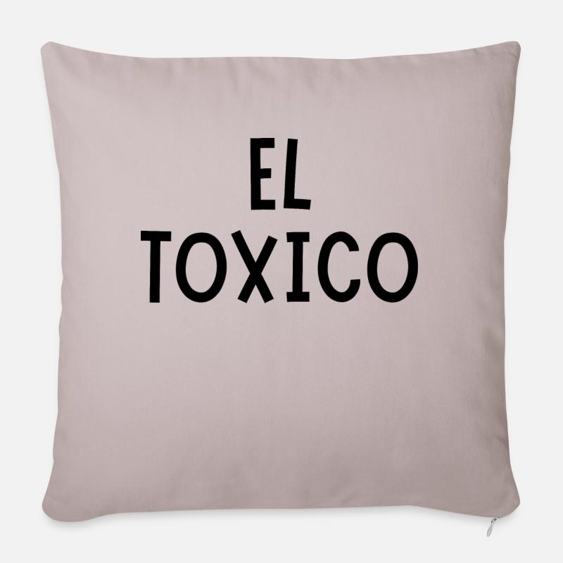 El Toxico - Housse de coussin décorative 45 x 45 cm - taupe clair
