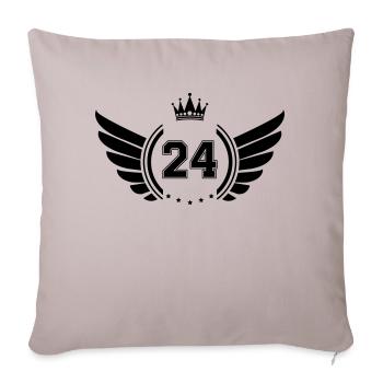 Coat of arms 24 - Sofa pillowcase 17,3'' x 17,3'' (45 x 45 cm) - light taupe - Front