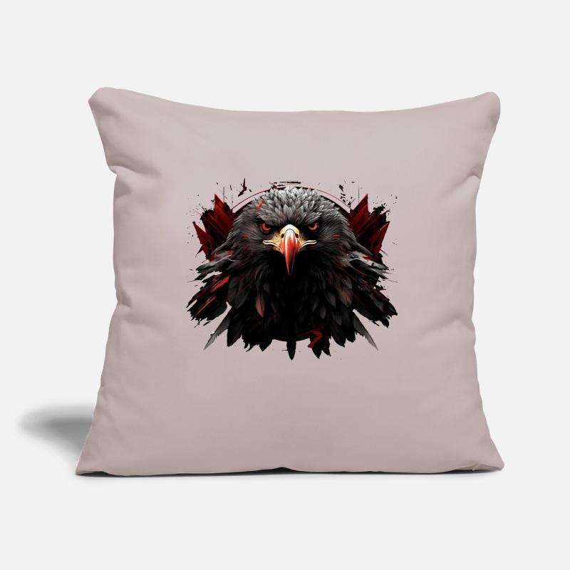 Eagle Eagle Head Golden Eagle Design Sofa pillowcase 17,3'' x 17,3'' (45 x 45 cm)